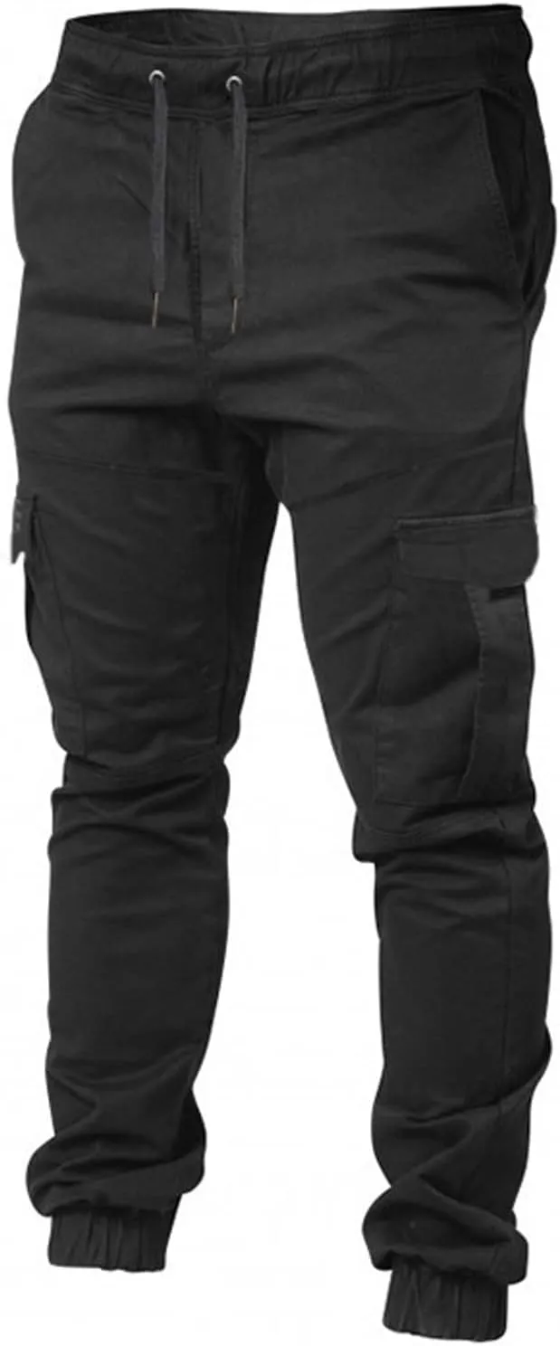 RTRDE Men's Tactical Cargo Pants Winter Jogger Pants Pockets Snow Ski Water Resistant Hiking Pants, M-3XL