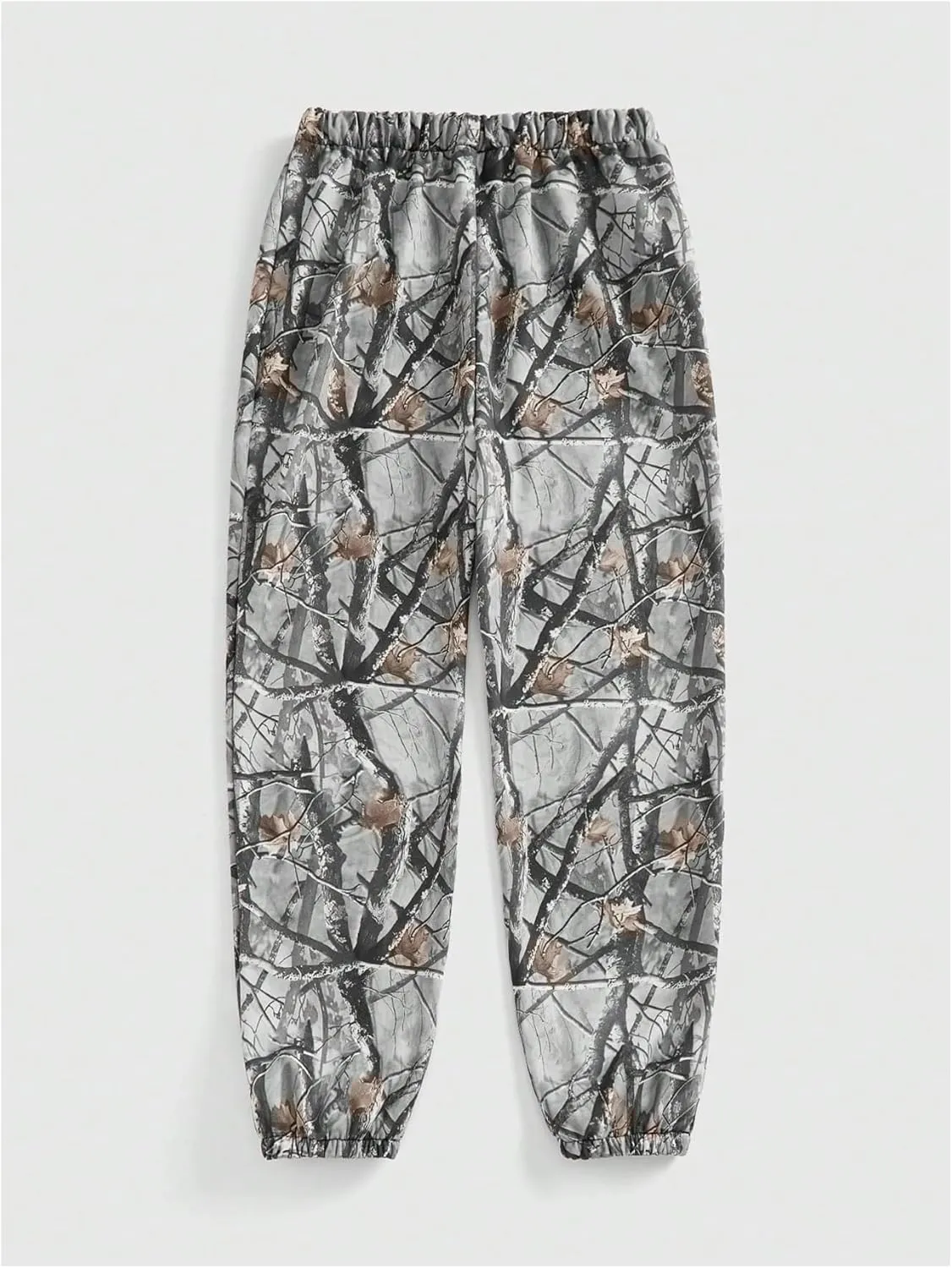 SOLY HUX Women's Camo Pants Elastic Waist Sweatpants Hiking Workout Athletic Joggers