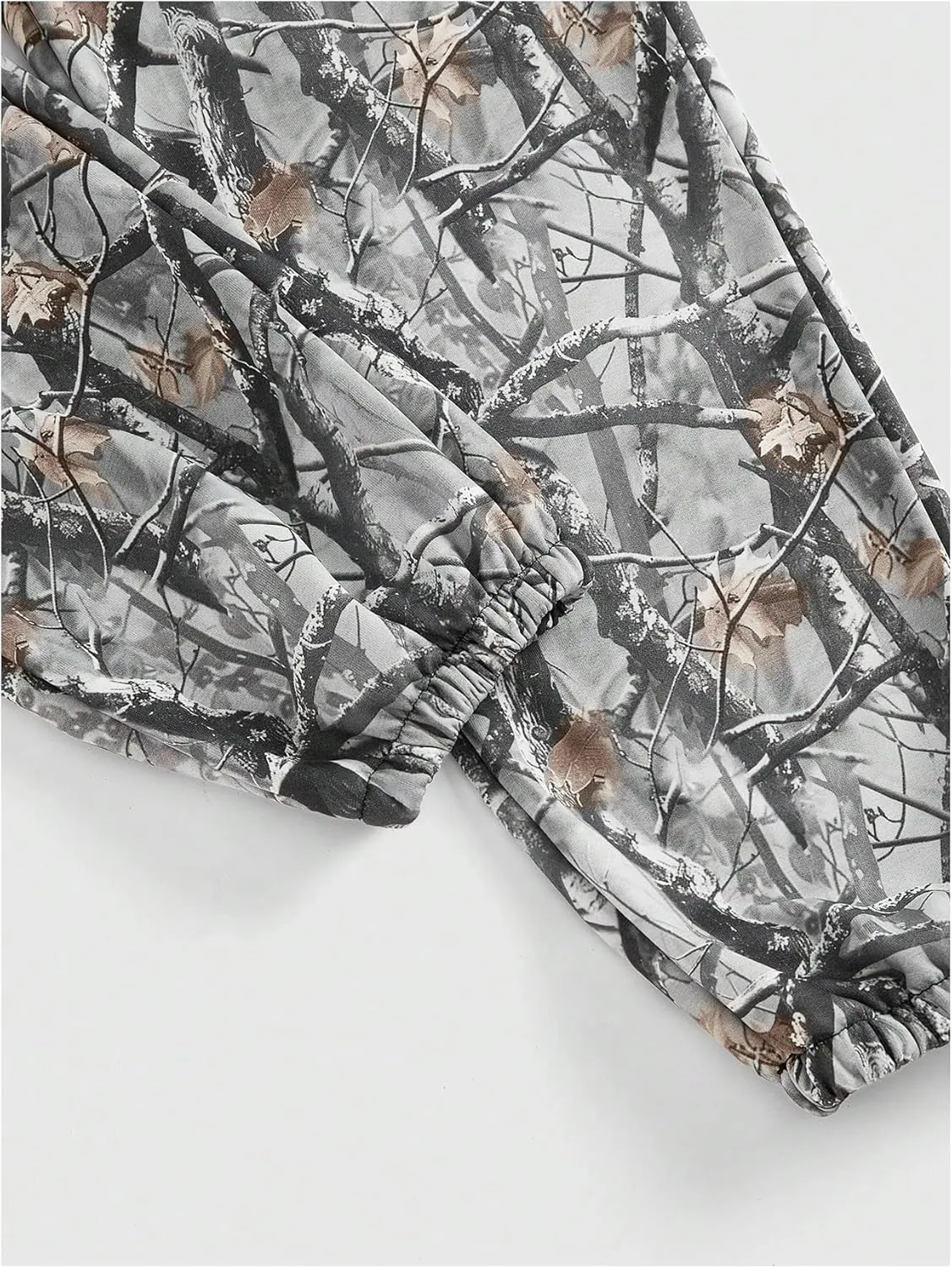 SOLY HUX Women's Camo Pants Elastic Waist Sweatpants Hiking Workout Athletic Joggers