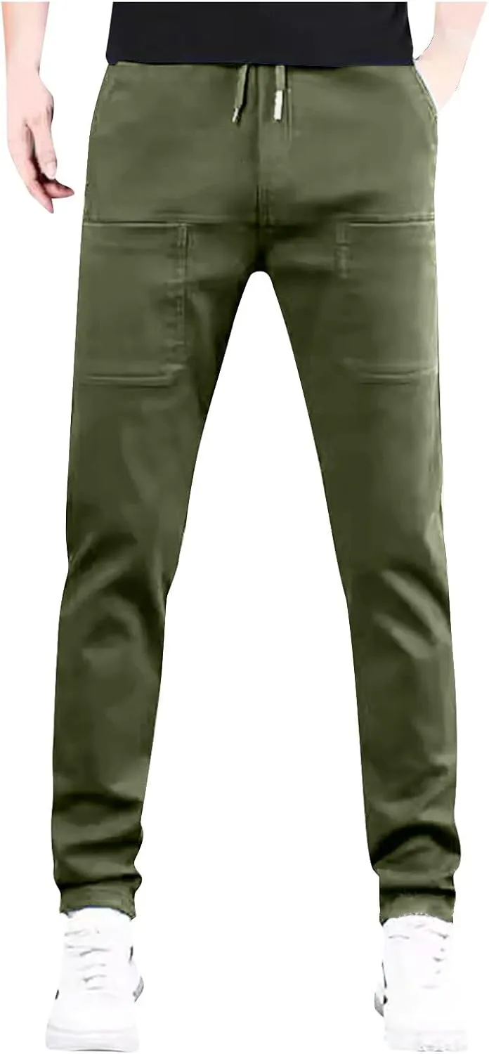Stretch Cargo Pants Men, Multipants-High Multi-Pocket Durable Water Resistant Ripstop
