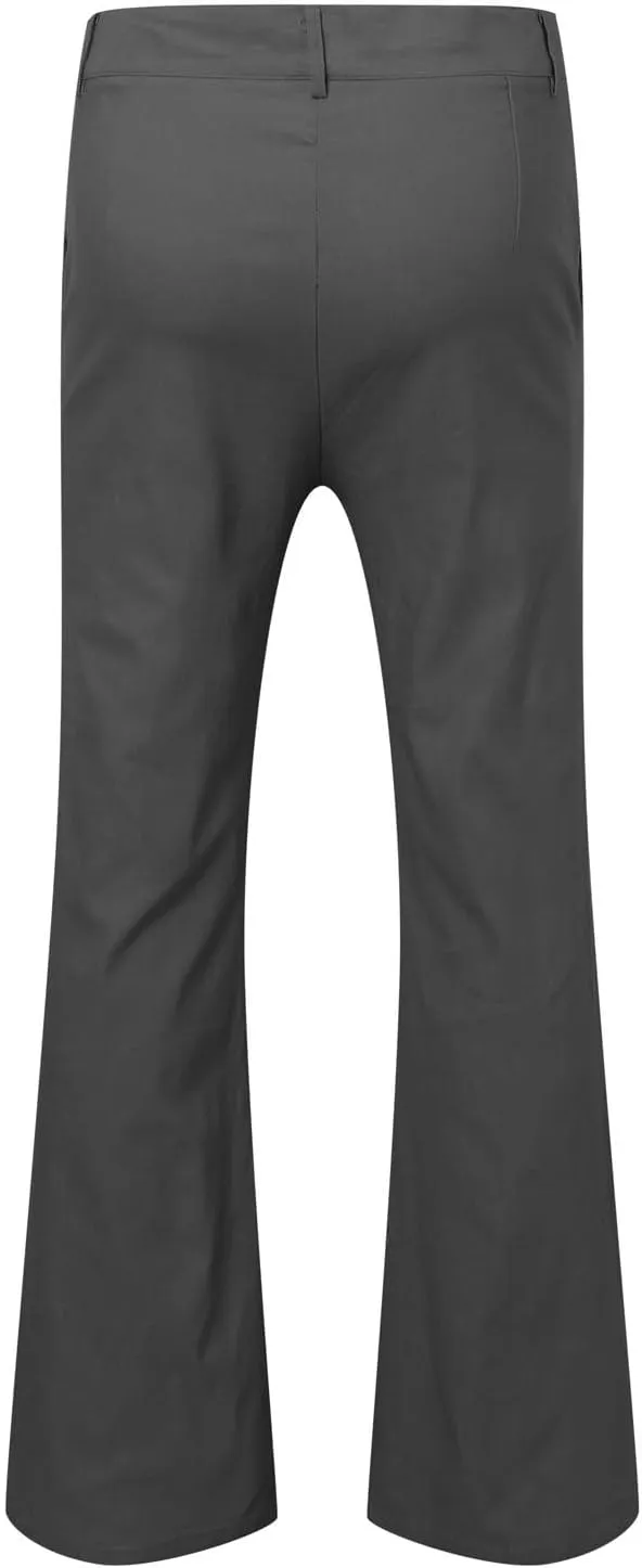SUWBMHWE Men's Casual Drawstring Pants Regular Fit Elastic Waist Cotton Basic Straight Leg Long Pants