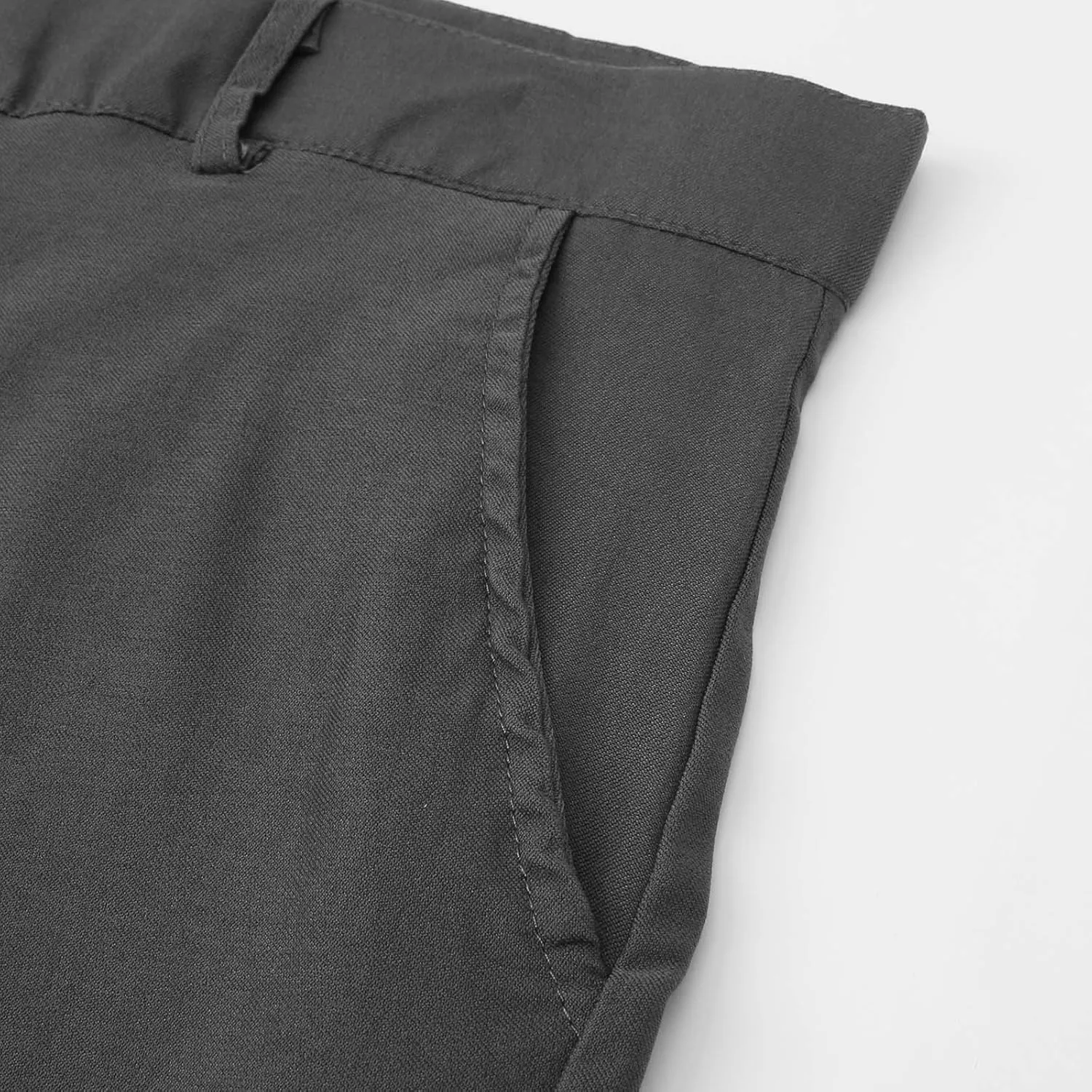 SUWBMHWE Men's Casual Drawstring Pants Regular Fit Elastic Waist Cotton Basic Straight Leg Long Pants