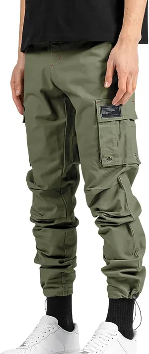 Tactical Pants for Men Water Resistant Baggy Cargo Work Pants Camo Combat Pant Big and Tall Hiking Pant Multi Pocket