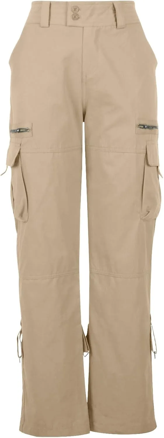 Womens Baggy Cargo Pants Low Rise Straight Wide Leg Y2K Trendy Pants Workout Trousers Streetwear with Pockets