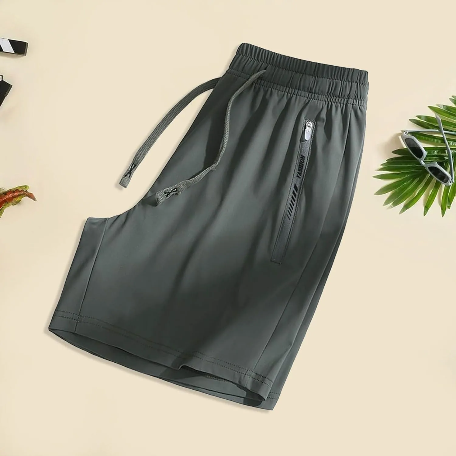 Womens Beeswan Shorts Ultra Stretch Breathable Athletic Shorts Quick Dry Waterproof Casual Loose Running Short Pants