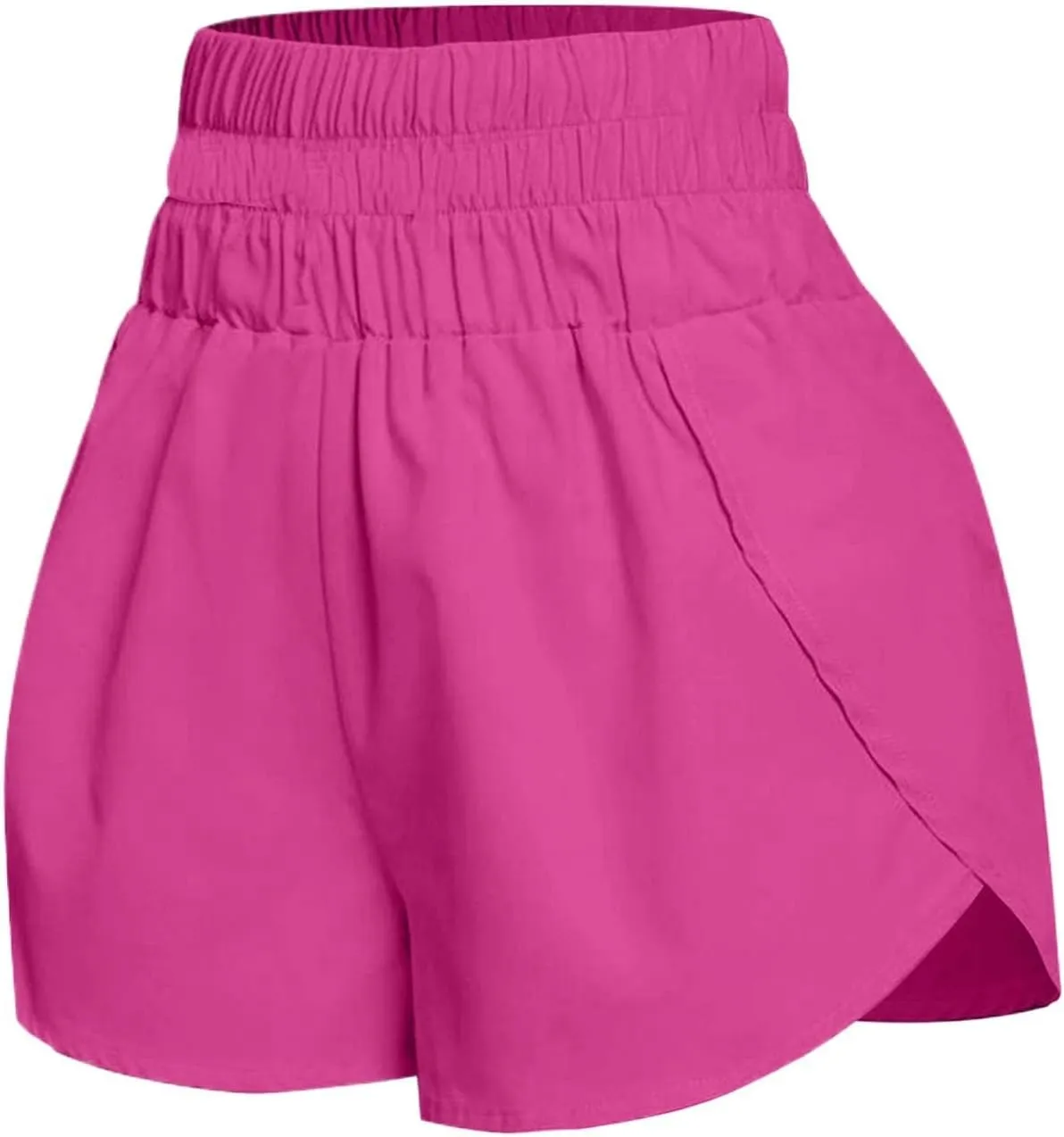 Womens Casual Shorts Summer Athletic Elastic Waist Short Comfy Spring/Fall Outfits