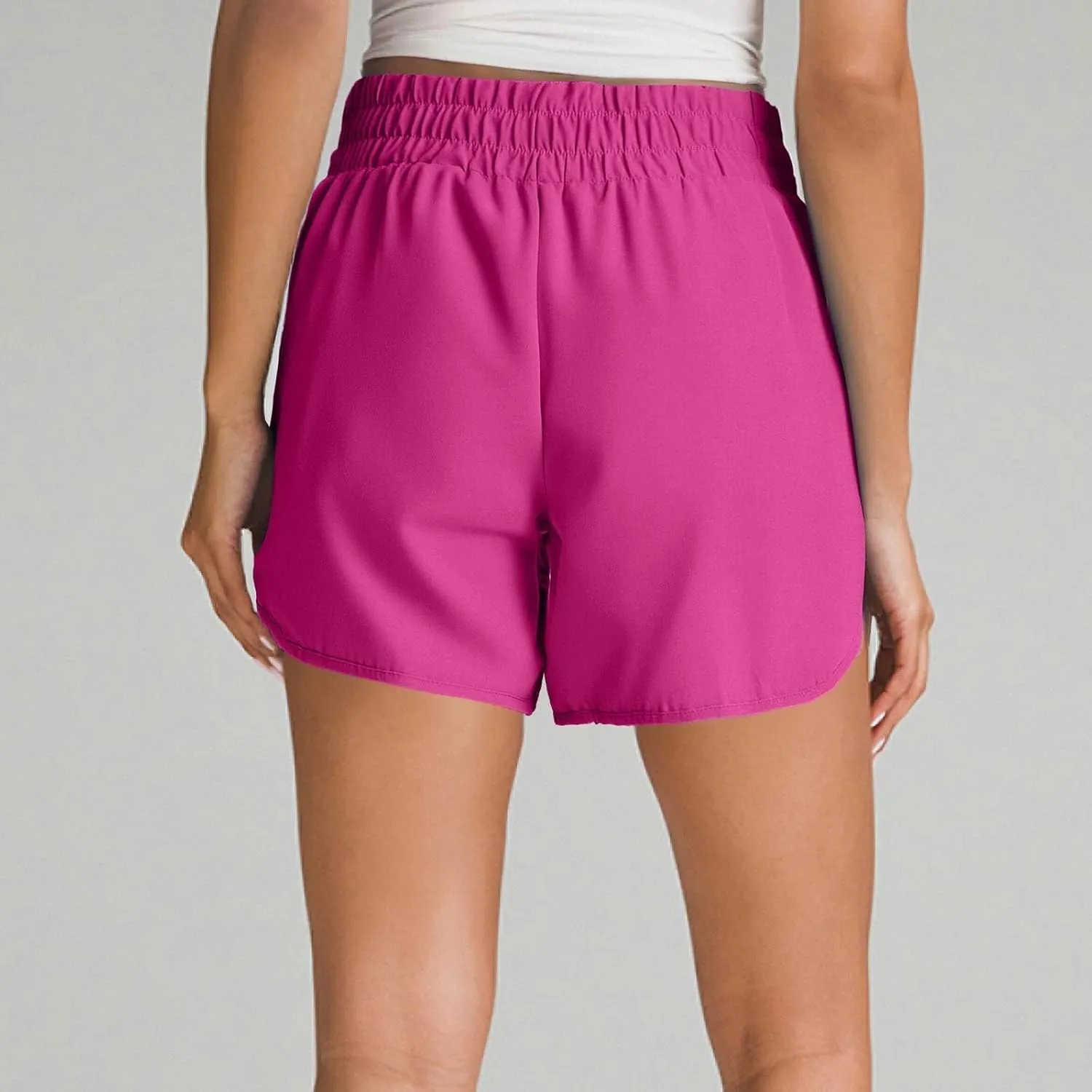 Womens Casual Shorts Summer Athletic Elastic Waist Short Comfy Spring/Fall Outfits