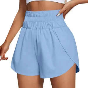 Womens Casual Shorts Summer Athletic Elastic Waist Short Comfy Spring/Fall Outfits