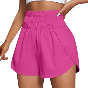 Womens Casual Shorts Summer Athletic Elastic Waist Short Comfy Spring/Fall Outfits