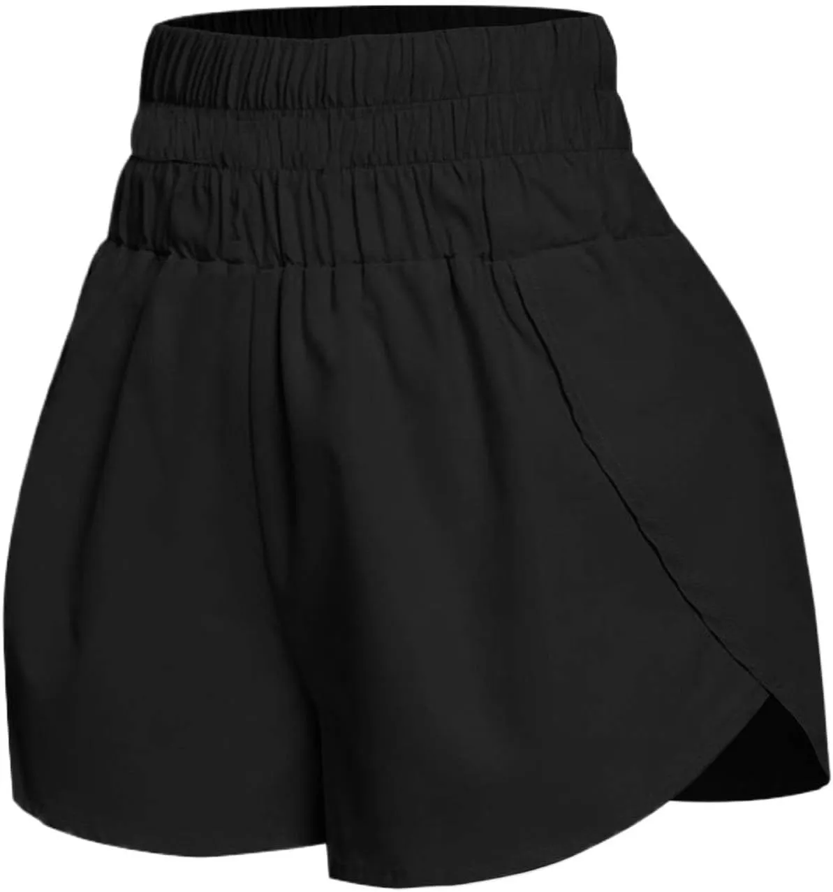 Womens Casual Shorts Summer Athletic Elastic Waist Short Comfy Spring/Fall Outfits