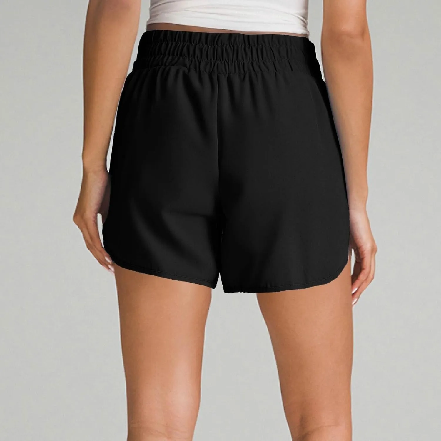 Womens Casual Shorts Summer Athletic Elastic Waist Short Comfy Spring/Fall Outfits
