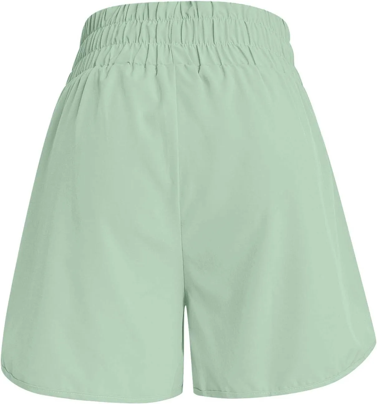 Womens Casual Shorts Summer Athletic Elastic Waist Short Comfy Spring/Fall Outfits