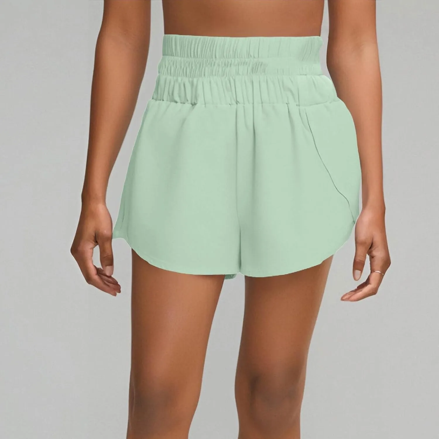 Womens Casual Shorts Summer Athletic Elastic Waist Short Comfy Spring/Fall Outfits