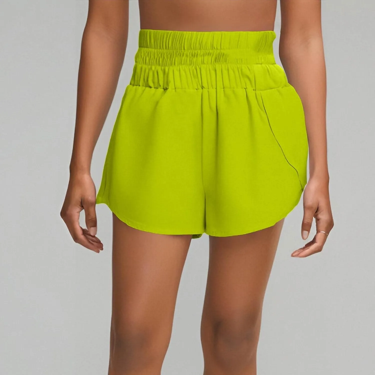 Womens Casual Shorts Summer Athletic Elastic Waist Short Comfy Spring/Fall Outfits