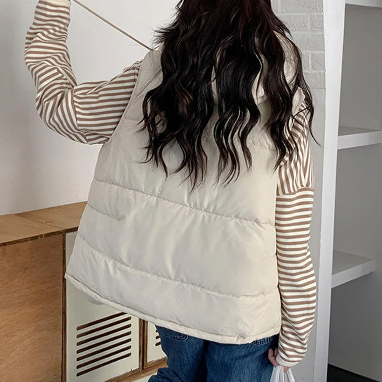 Women's New Hooded Short Loose Vest Outside The Vest Down Jacket Vest plus Size 2024 Women Hooded Coat