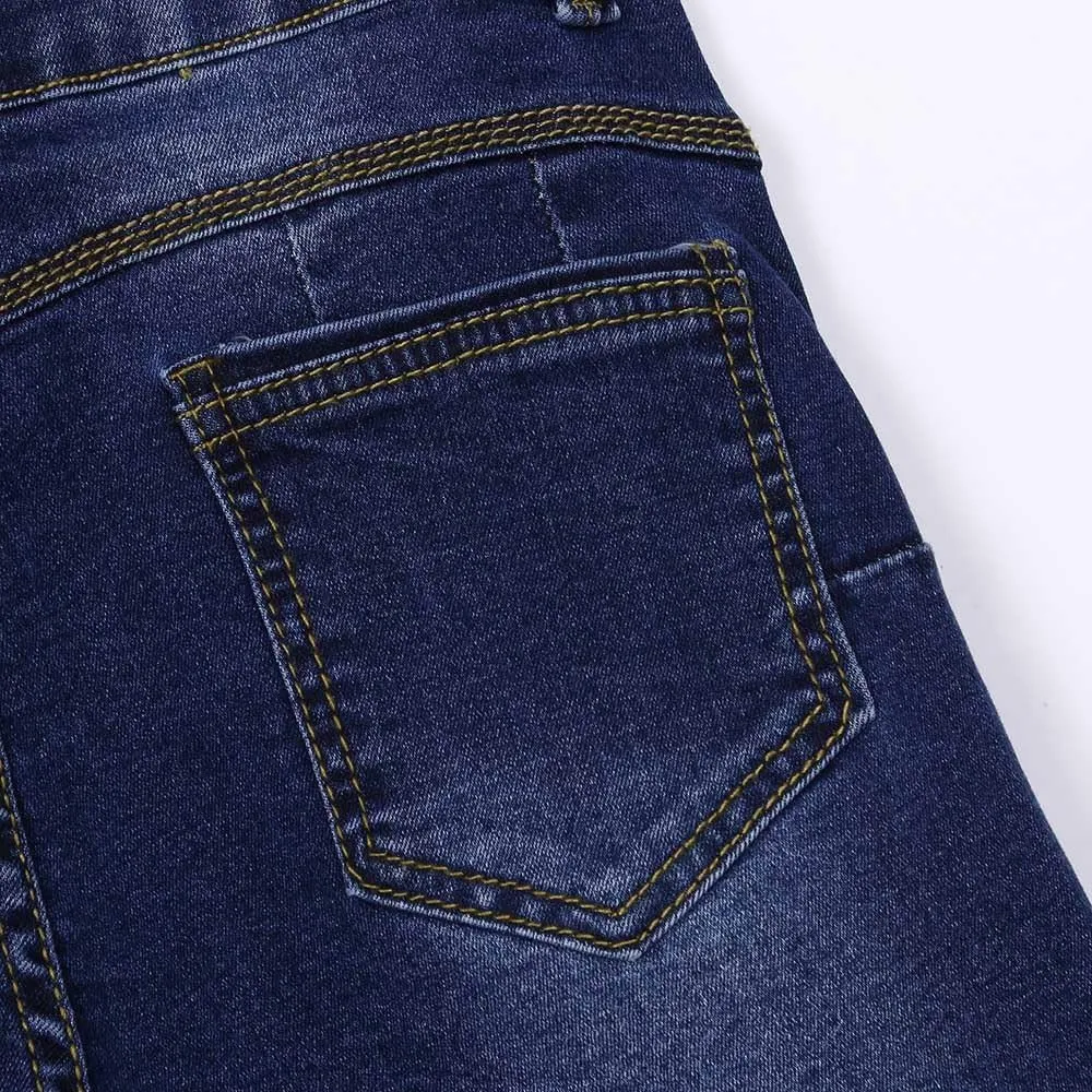 Womens Ripped Denim Shorts Mid Rise Stretchy Solid Casual Mom Jeans Shorts Rolled Up Hem Slim Shorts