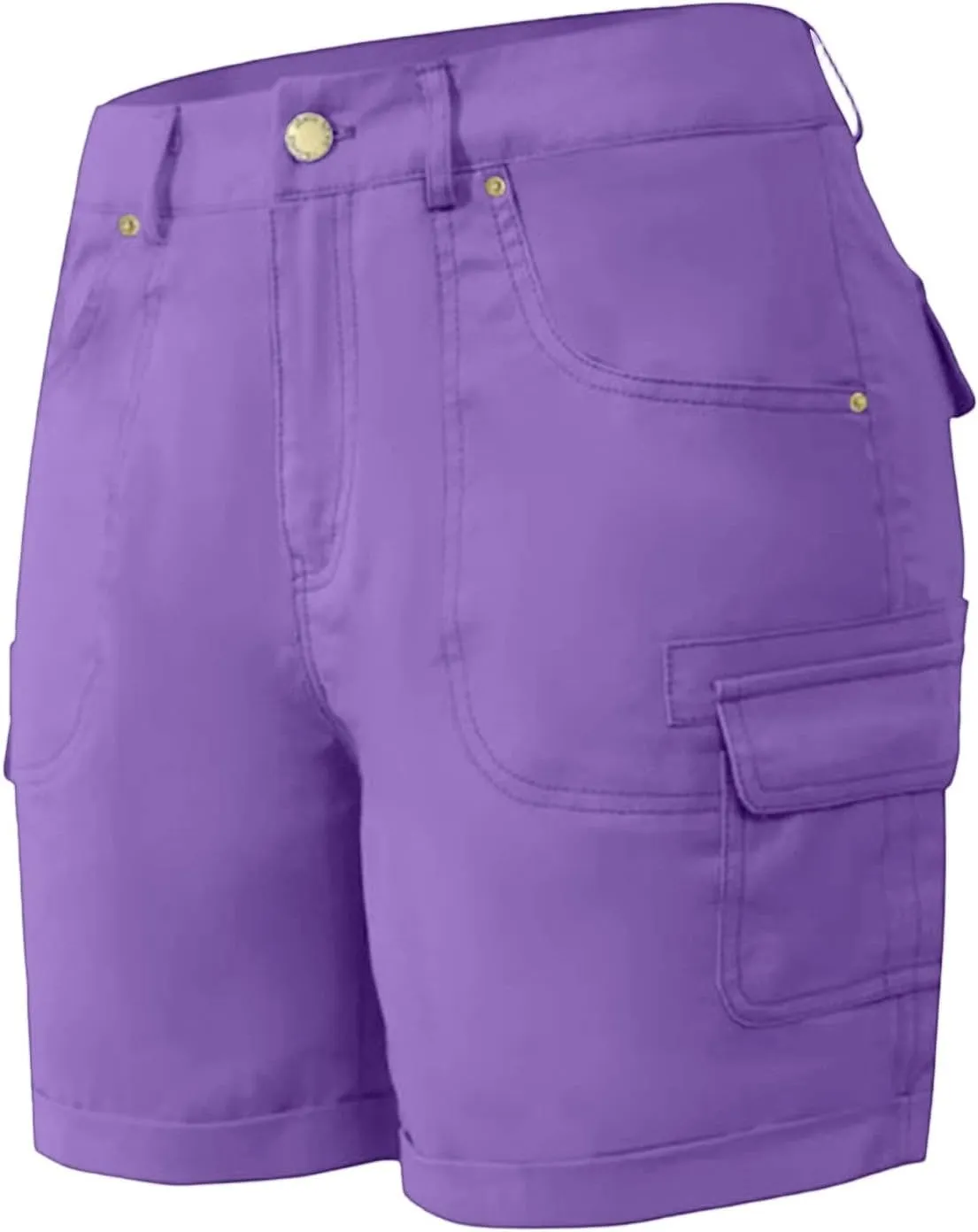 Womens Shorts 2025 Summer Casual Hiking Workout Vacation High Waisted Cargo Shorts Women with Pockets