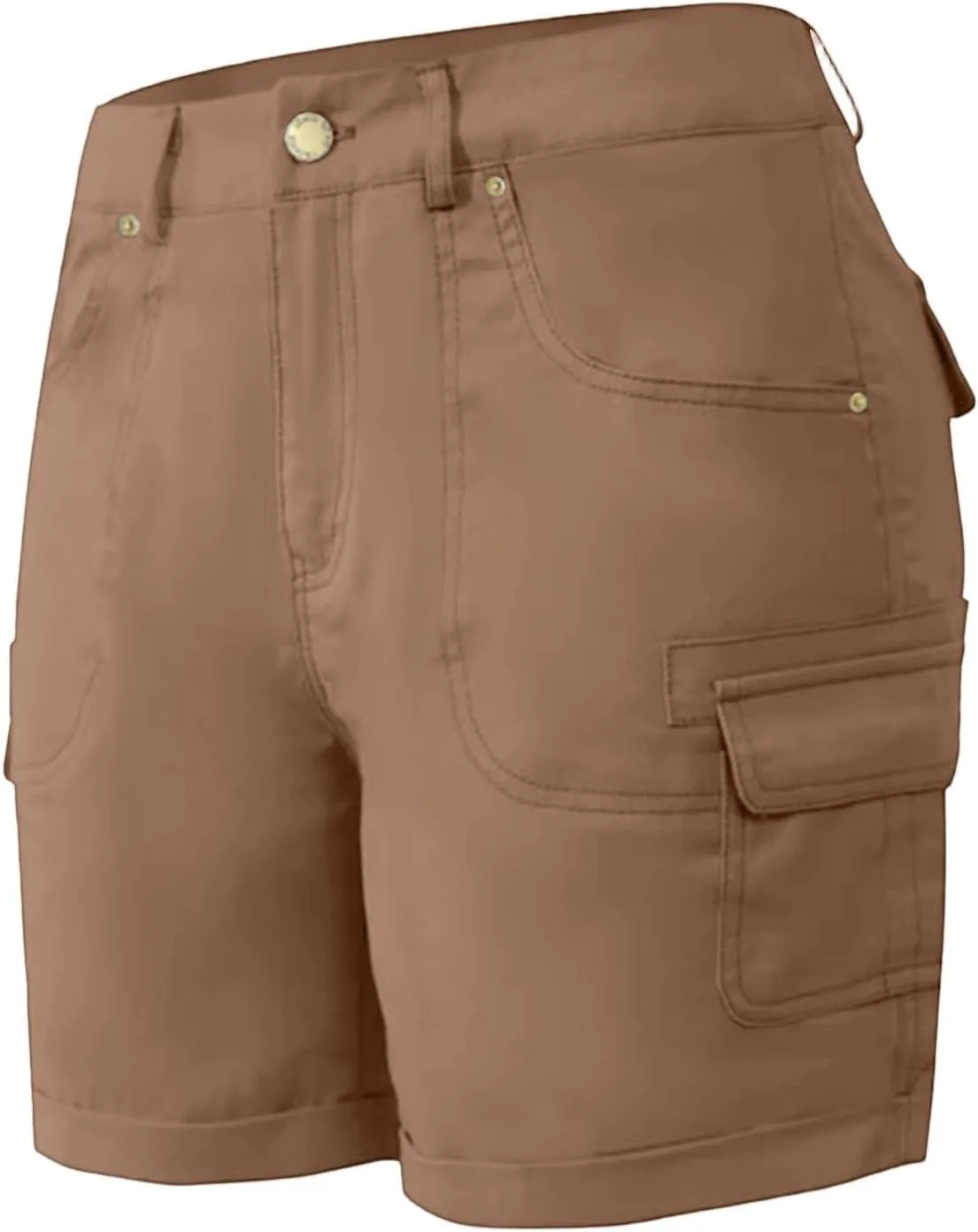 Womens Shorts 2025 Summer Casual Hiking Workout Vacation High Waisted Cargo Shorts Women with Pockets