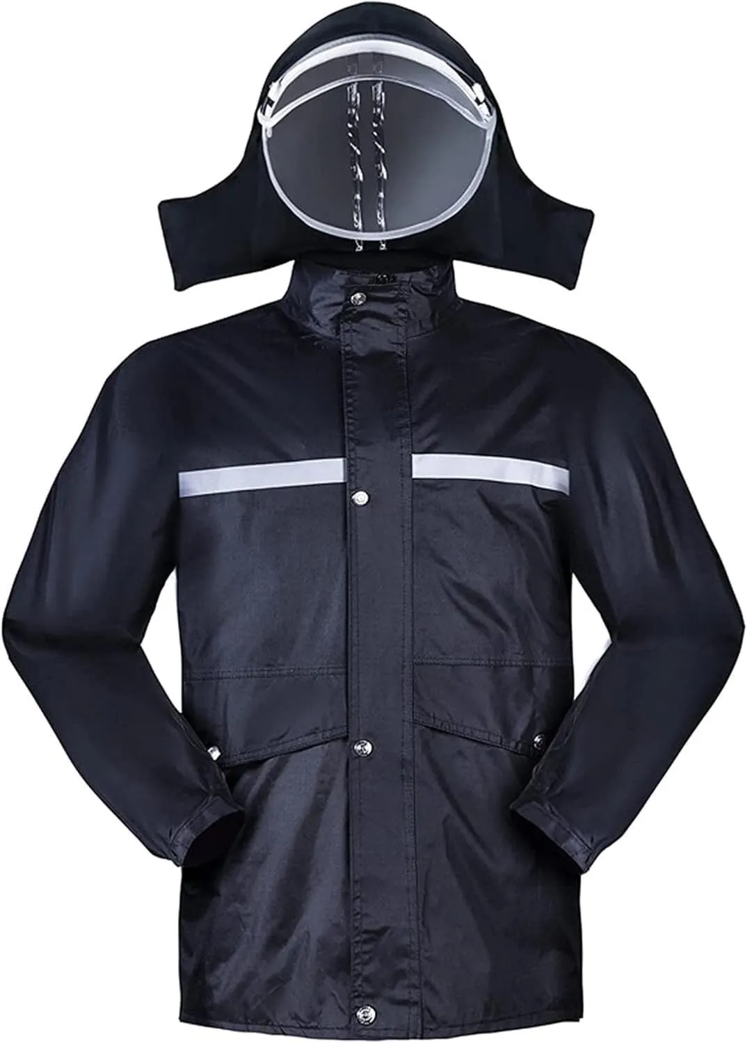 Work Raincoat Men's and Women's Raincoats and Rain Gear Waterproof, Rainproof Jackets and Pants Sets, Rainproof Windbreakers(Medium)