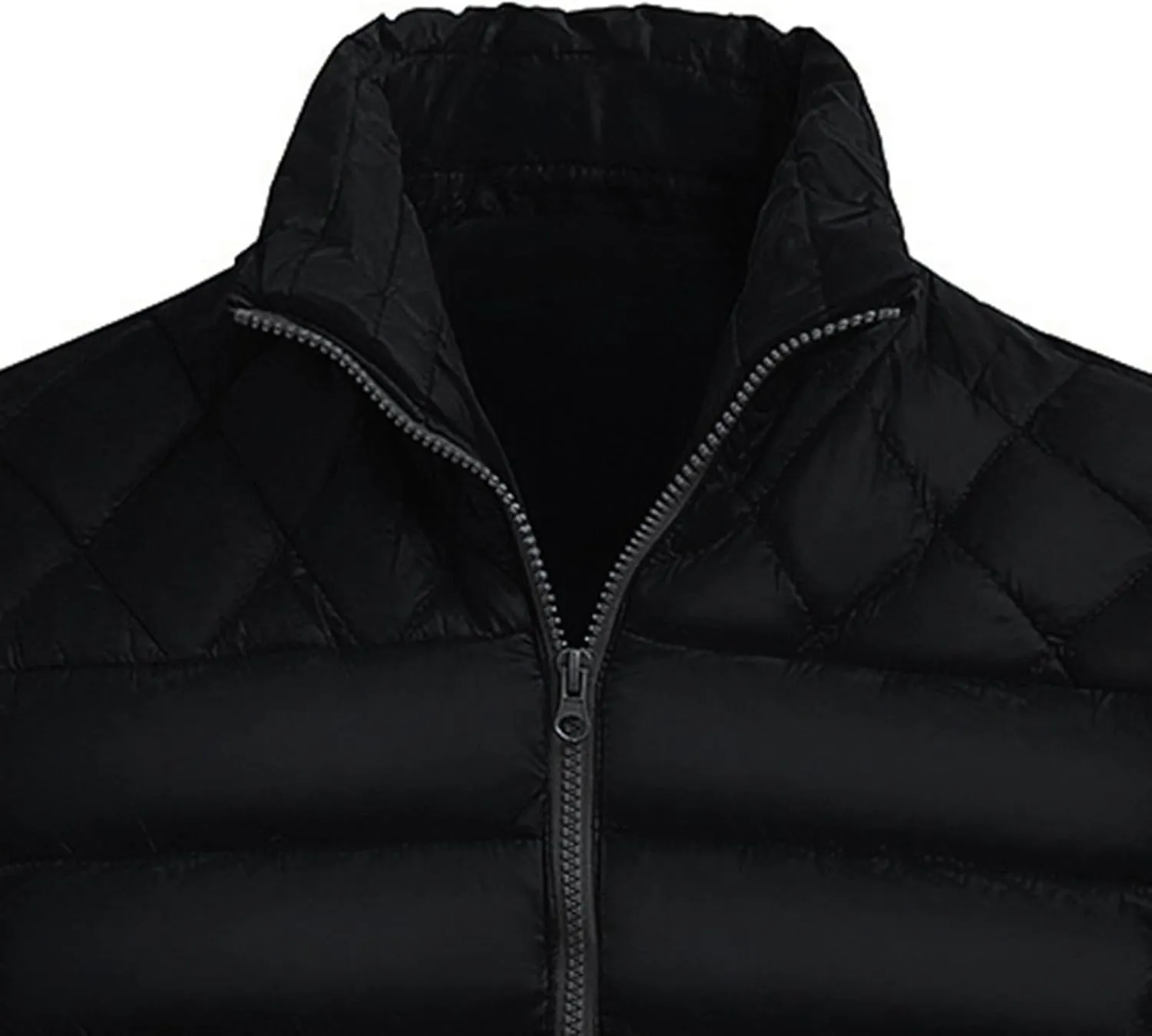Ymosrh Men's Down Coats Lightweight Packable Puffer Jacket Insulated Winter Coat Snow Ski Traveling Jackets, M-2XL