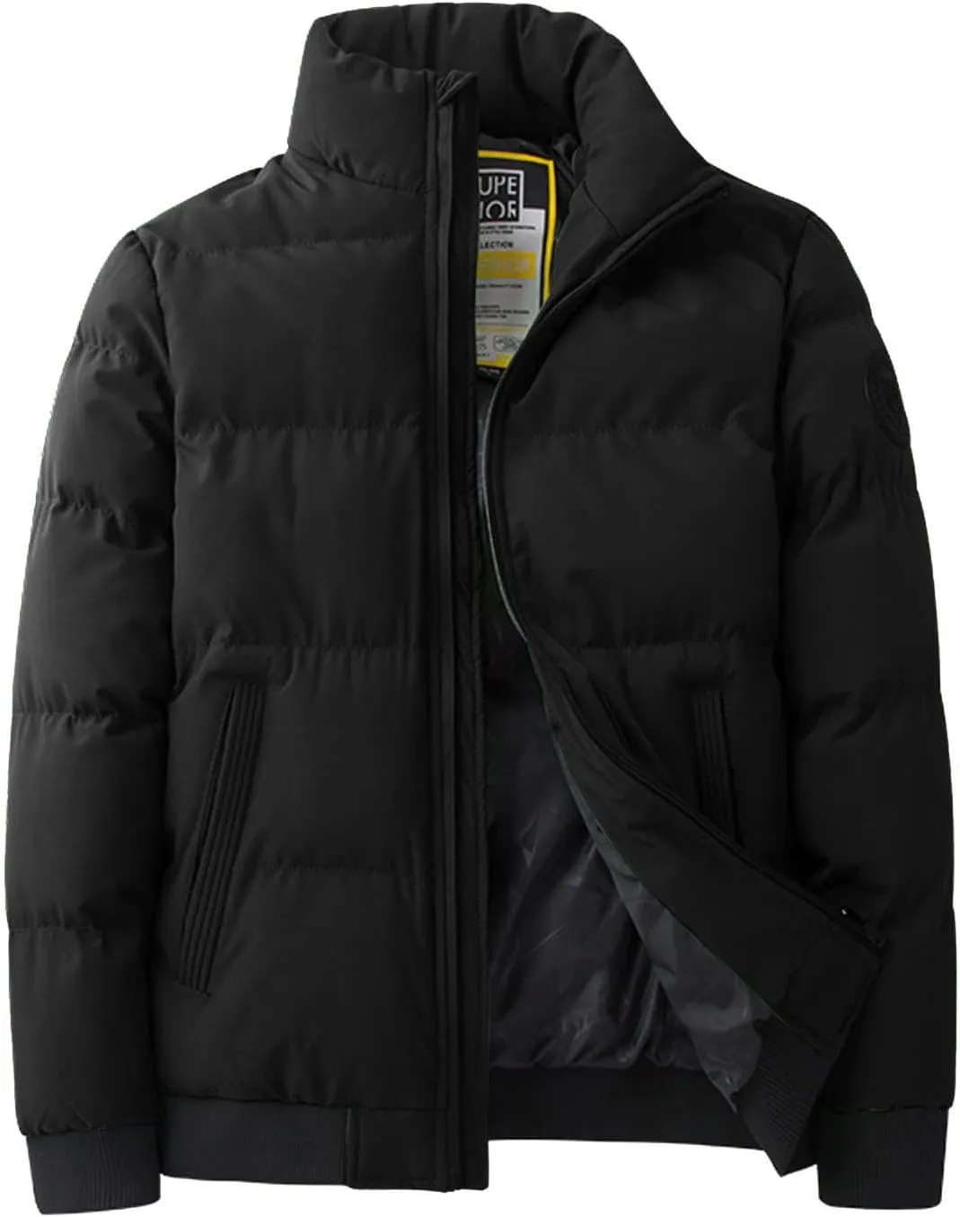 Ymosrh Men's Puffer Jackets Down Packable Jacket Lightweight Water-Resistant Insulated Jacket & Coats, XXL-7XL