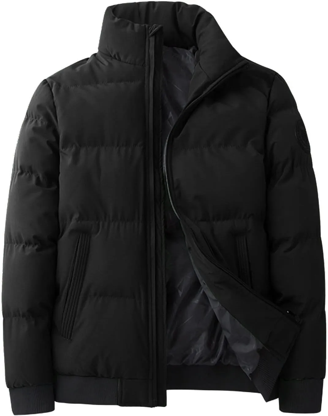 Ymosrh Men's Puffer Jackets Down Packable Jacket Lightweight Water-Resistant Insulated Jacket & Coats, XXL-7XL