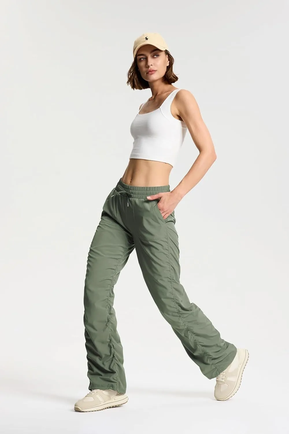 Yogipace Women's 25"/28"/31"/34" Lightweight Wrinkle Resistant Dance Studio Pants Travel Pant